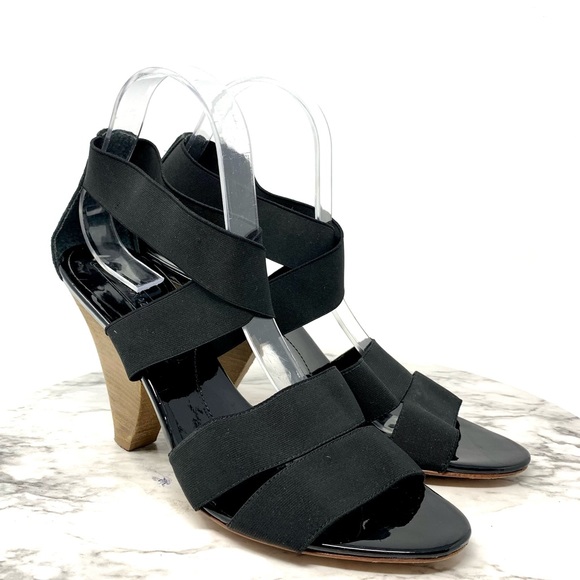 BCBGMAXAZRIA Elastic Strap Sandal Pumps - Picture 1 of 15